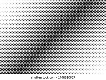 Dots Background. Grunge Vintage Pattern. Fade Backdrop. Halftone Modern Overlay. Vector illustration