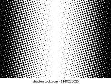 Dots Background. Halftone Backdrop. Distressed Black and White Pattern. Modern Texture. Vector illustration