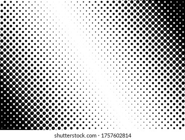 Dots Background. Halftone Backdrop. Distressed Pattern. Gradient Overlay. Vector illustration