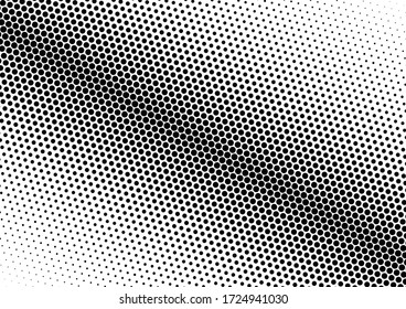 Fondo de puntos. Fondo de semitono. Textura pop-art. Superposición de época. Ilustración del vector