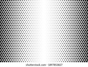 Fondo de puntos. Patrón de media tonalidad de moda. Resumen De Fondo Moderno. Superposición monocroma. Ilustración del vector