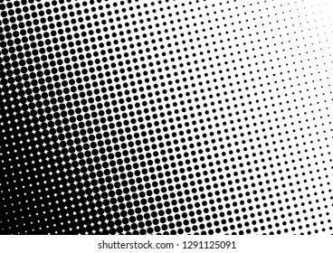 Dots Background. Halftone Gradient Pattern. Modern Texture. Abstract Black and White Backdrop. Vector illustration