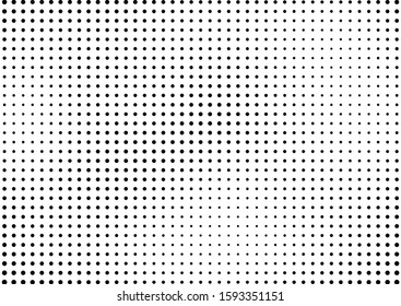 Dots Background. Halftone Modern Backdrop. Monochrome Pattern. Pop-art Black and White Overlay. Vector illustration