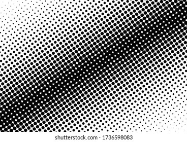 Dots Background. Halftone Modern Pattern. Abstract Monochrome Overlay. Pop-art Backdrop. Vector illustration