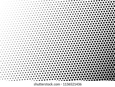 Dots Background. Halftone Pattern. Distressed Pop-art Backdrop. Abstract Gradient Overlay. Vector illustration