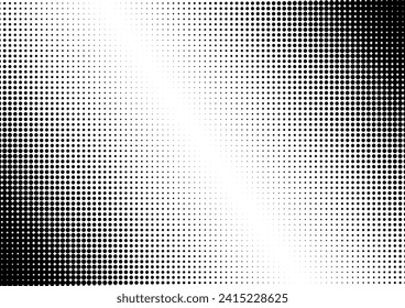 Dots Background. Halftone Pattern. Fade Overlay. Modern Texture. Vector illustration