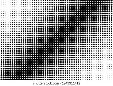 Dots Background. Halftone Points Backdrop. Modern Gradient Overlay. Pop-art Abstract Pattern. Vector illustration