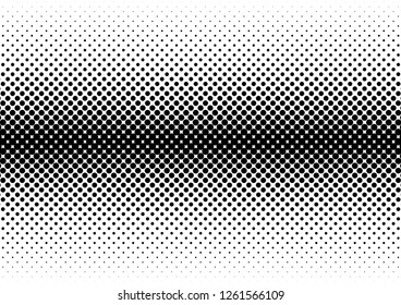 Dots Background. Halftone Pop-art Pattern. Monochrome Gradient Texture. Black and White Overlay. Vector illustration
