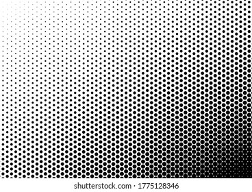 Dots-Hintergrund. Halftone Textur. Vintage-Hintergrund. Schwarz-Weiß-Overlay. Vektorgrafik
