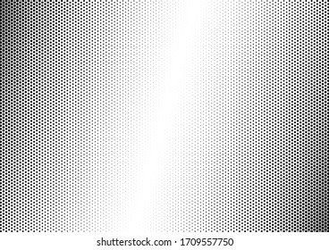 Dots Background. Halftone Vintage Backdrop. Pop-art Gradient Texture. Distressed Black And White Pattern. Vector Illustration