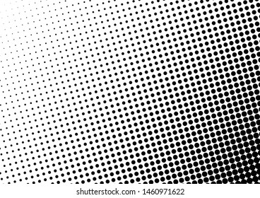 Dots Background. Halftone Vintage Texture. Modern Backdrop. Monochrome Abstract Overlay. Vector illustration