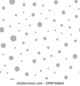 Dots Background with irregular, chaotic circles. Points seamless texture pattern.
