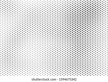 Dots Background. Modern Backdrop. Points Distressed Overlay. Pop-art Pattern. Vector illustration