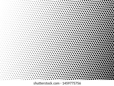 Dots Background. Modern Backdrop. Vintage Gradient Texture. Black and White Grunge Overlay. Vector illustration