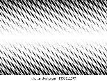 Dots Background. Modern Black and White Texture. Halftone Monochrome Overlay. Gradient Points Backdrop. Vector illustration