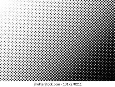 Dots Background. Modern Distressed Pattern. Monochrome Pop-art Overlay. Abstract Backdrop. Vector illustration