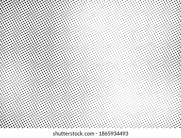 Dots Background. Modern Grunge Overlay. Points Backdrop. Distressed Monochrome Texture. Vector illustration