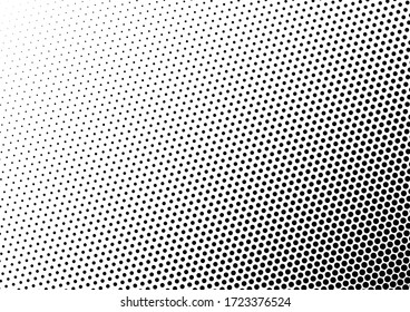Dots Background. Modern Pattern. Abstract Texture. Black and White Fade Overlay. Vector illustration