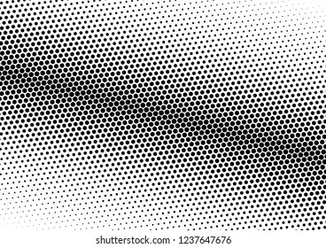 Dots Background. Modern Pop-art Pattern. Points Texture. Distressed Backdrop. Vector illustration