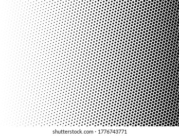 Dots Background. Modern Pop-art Texture. Monochrome Pattern. Distressed Grunge Backdrop. Vector illustration