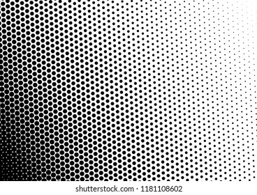 Dots Background. Modern Texture. Distressed Points Pattern. Gradient Overlay. Vector illustration