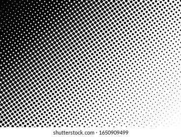 Fondo de puntos. Textura moderna. Patrón degradado con problemas. Superposición de arte pop. Ilustración del vector