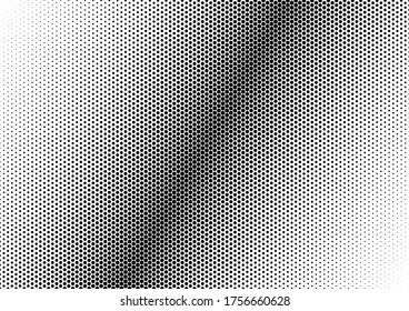 Dots Background. Modern Vintage Backdrop. Gradient Texture. Black and White Overlay. Vector illustration