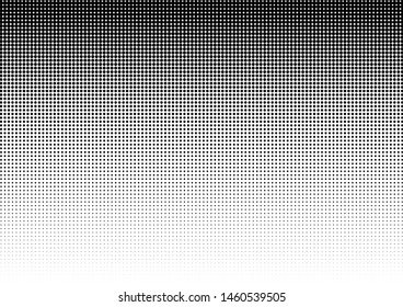 Dots Background. Monochrome Distressed Backdrop. Abstract Pattern. Black and White Texture. Vector illustration