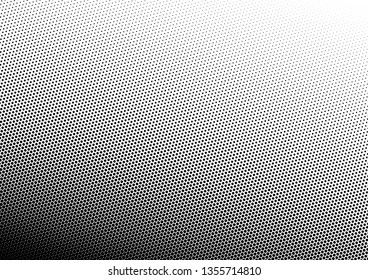 Dots Background. Monochrome Distressed Overlay. Points Grunge Texture. Vintage Pattern. Vector illustration