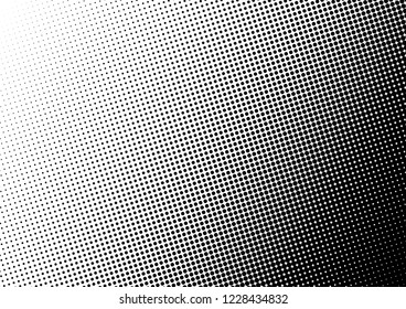 Dots Background. Monochrome Fade Backdrop. Pop-art Pattern. Black and White Overlay. Vector illustration