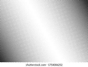Fondo de puntos. Fondo monocromo de fondo. Textura moderna angustiada. Patrón Pop-art. Ilustración del vector