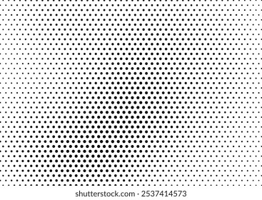 Dots Background. Monochrome Grunge Backdrop. Pop-art Gradient Texture. Distressed Pattern. Vector illustration