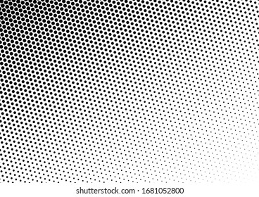 Dots Background. Monochrome Halftone Overlay. Gradient Pattern. Pop-art Texture. Vector illustration