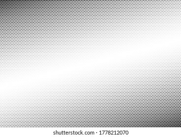 Dots Background. Monochrome Modern Backdrop. Gradient Pattern. Grunge Vintage Overlay. Vector illustration