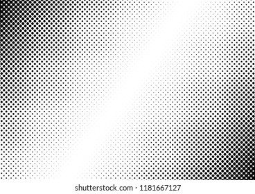 Dots Background. Monochrome Overlay. Halftone Backdrop. Fade Vintage Texture. Vector illustration