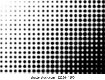 Dots Background. Monochrome Overlay. Points Texture. Black and White Pop-art Pattern. Vector illustration