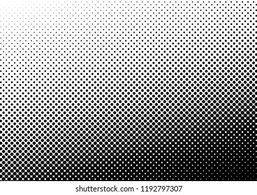 Dots Background. Monochrome Pattern. Pop-art Halftone Texture. Abstract Black and White Overlay. Vector illustration