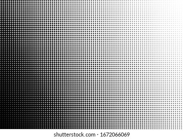 Dots Background. Monochrome Pattern. Vintage Modern Texture. Black and White Overlay. Vector illustration