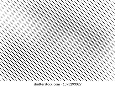 Dots Background. Monochrome Pop-art Backdrop. Grunge Abstract Texture. Halftone Modern Overlay. Vector illustration
