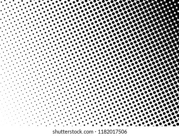 Dots Background. Monochrome Texture. Fade Distressed Backdrop. Points Overlay. Vector illustration