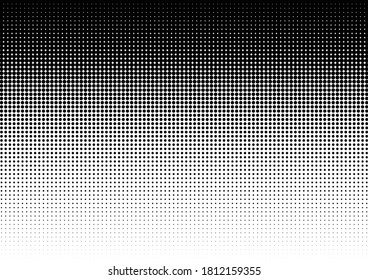 Fondo de puntos. Textura monocroma. Fondo Vintage. Resumen de la superposición en blanco y negro. Ilustración del vector