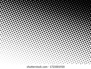 Fondo de puntos. Fondo de puntos. Superposición de arte pop angustiada. Textura Grunge Moderna. Ilustración del vector