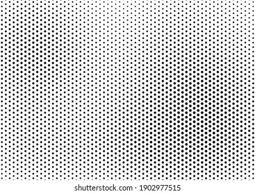 Dots Background. Points Backdrop. Monochrome Overlay. Grunge Abstract Pattern. Vector illustration