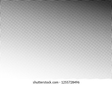 Dots Background. Points Fade Overlay. Distressed Pattern. Monochrome Backdrop. Vector illustration