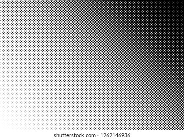 Dots Background. Points Fade Texture. Monochrome Grunge Overlay. Distressed Backdrop. Vector illustration