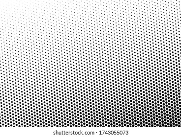 Dots Background. Points Gradient Texture. Halftone Overlay. Distressed Fade Backdrop. Vector illustration