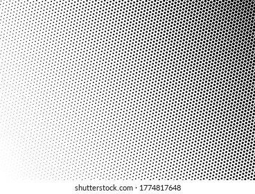 Dots Background. Points Monochrome Overlay. Vintage Grunge Backdrop. Fade Modern Texture. Vector illustration