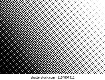 Dots Background. Points Pattern. Abstract Halftone Backdrop. Black and White Grunge Texture. Vector illustration