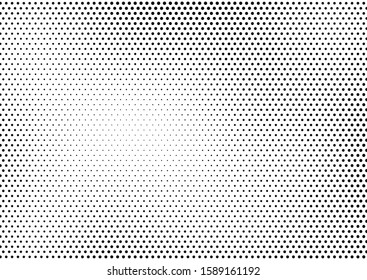 Dots Background. Points Pattern. Abstract Monochrome Overlay. Black and White Backdrop. Vector illustration
