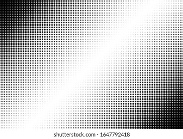 Dots Background. Points Pattern. Fade Backdrop. Abstract Overlay. Vector illustration